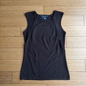 Vintage y2k brown knit baby tee